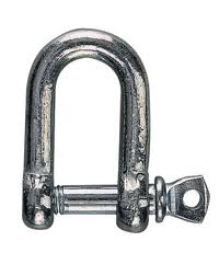 SHACKLE S/S 'D' 10mm